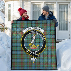 Caldwell Tartan Crest Quilt