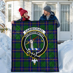 Carmichael Modern Tartan Crest Quilt