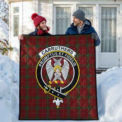 Carruthers Tartan Crest Quilt