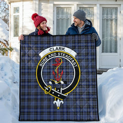 Clark Modern Tartan Crest Quilt