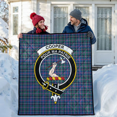 Cooper Ancient Tartan Crest Quilt