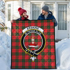 Erskine Modern Tartan Crest Quilt