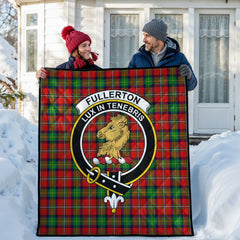 Fullerton Tartan Crest Quilt