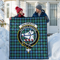 Galbraith Ancient Tartan Crest Quilt