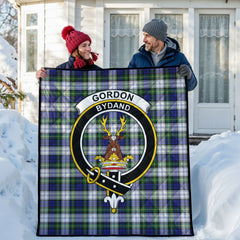 Gordon Dress Modern Tartan Crest Quilt