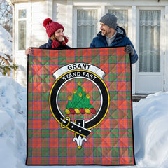 Grant Ancient Tartan Crest Quilt