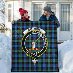 Guthrie Ancient Tartan Crest Quilt