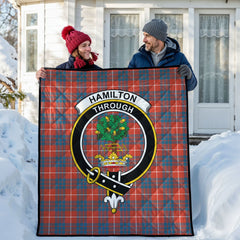 Hamilton Ancient Tartan Crest Quilt