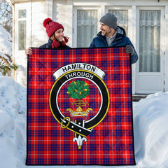 Hamilton Modern Tartan Crest Quilt