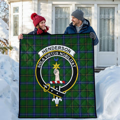 Henderson Modern Tartan Crest Quilt