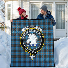 Horsburgh Tartan Crest Quilt