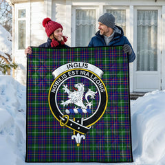 Inglis Modern Tartan Crest Quilt