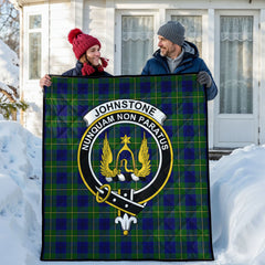 Johnstone Modern Tartan Crest Quilt