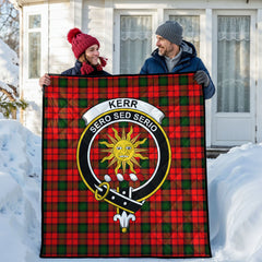 Kerr Modern Tartan Crest Quilt