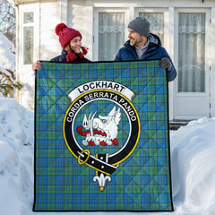 Lockhart Tartan Crest Quilt