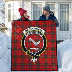 MacDougall Modern Tartan Crest Quilt
