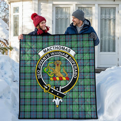 MacThomas Ancient Tartan Crest Quilt
