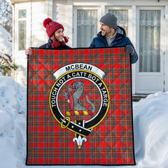 McBean Tartan Crest Quilt
