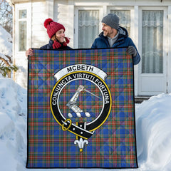 McBeth Ancient Tartan Crest Quilt