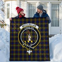 McClellan Modern Tartan Crest Quilt