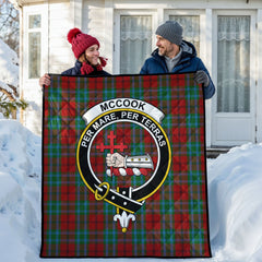 McCook Tartan Crest Quilt