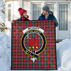 McDuff Modern Tartan Crest Quilt