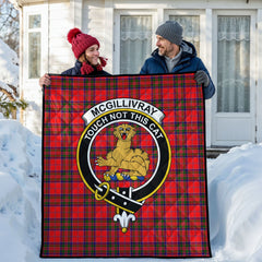 McGillivray Modern Tartan Crest Quilt