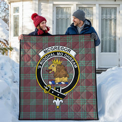 McGregor Hunting Ancient Tartan Crest Quilt