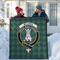 McLean Hunting Ancient Tartan Crest Quilt