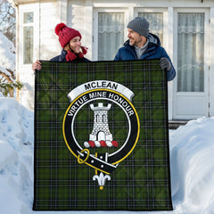 McLean Hunting Tartan Crest Quilt