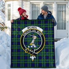 McNeil of Colonsay Modern Tartan Crest Quilt