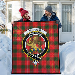 McPhee Tartan Crest Quilt