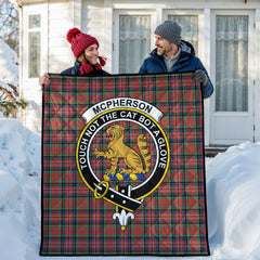 McPherson Ancient Tartan Crest Quilt