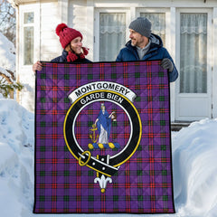Montgomery Modern Tartan Crest Quilt