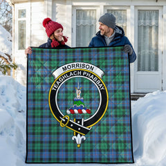 Morrison Ancient Tartan Crest Quilt
