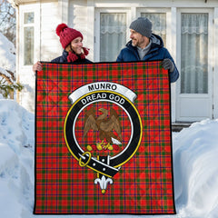 Munro Modern Tartan Crest Quilt