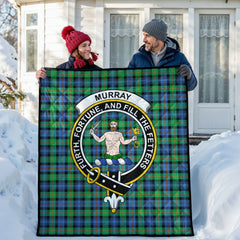 Murray of Atholl Ancient Tartan Crest Quilt