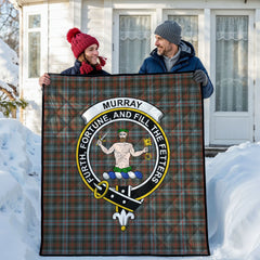Murray of Atholl Weathered Tartan Crest Quilt
