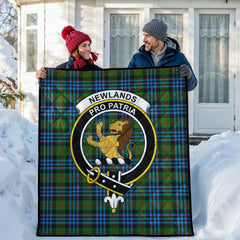 Newlands Tartan Crest Quilt