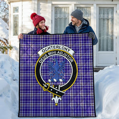 Ochterlony Tartan Crest Quilt