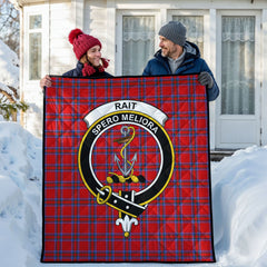 Rait Tartan Crest Quilt