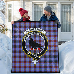 Rutherford Tartan Crest Quilt