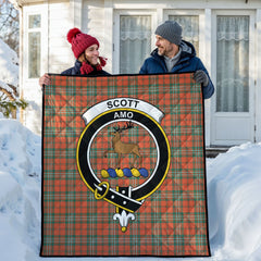 Scott Ancient Tartan Crest Quilt