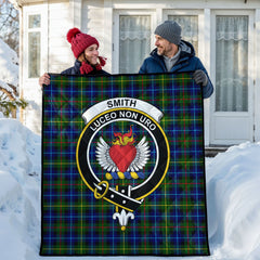 Smith Modern Tartan Crest Quilt