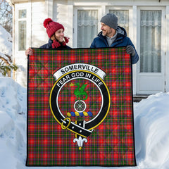 Somerville Tartan Crest Quilt