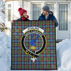 Stirling (of Cadder-Present Chief) Tartan Crest Quilt