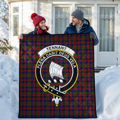 Tennant Tartan Crest Quilt