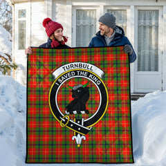 Turnbull Dress Tartan Crest Quilt