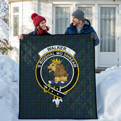 Walker Hunting Tartan Crest Quilt