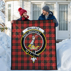 Wallace Weathered Tartan Crest Quilt
